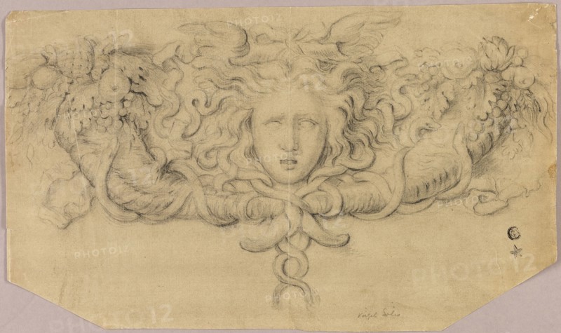 After Carving with Medusa Head, n.d. Creators: Virgil Solis, Unknown.