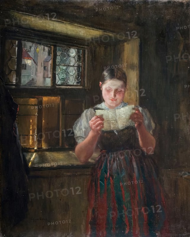 From him, 1887. Creator: Albin Egger-Lienz.
