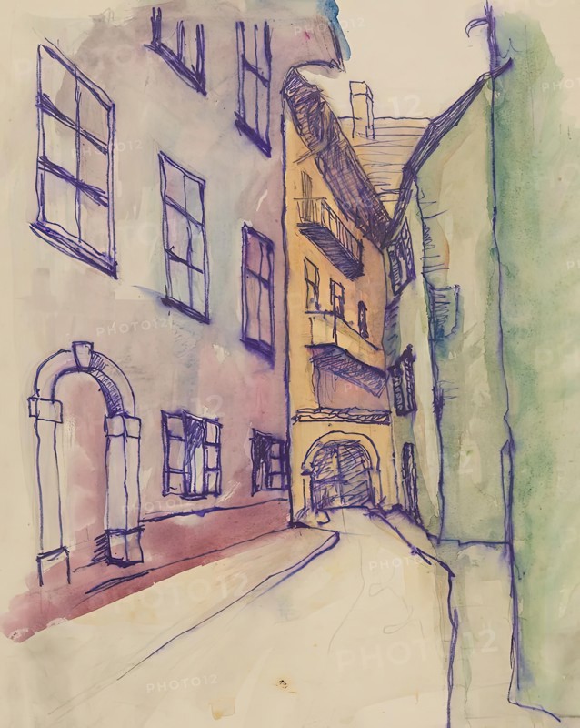 Houses, undated. (c1930s) Creator: Anny Dollschein.