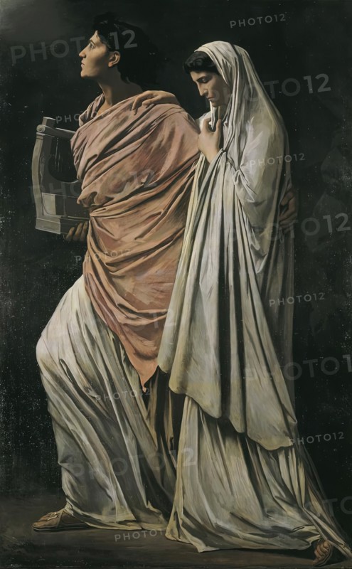 Orpheus and Eurydice, 1868-1869. Creator: Anselm Friedrich Feuerbach.