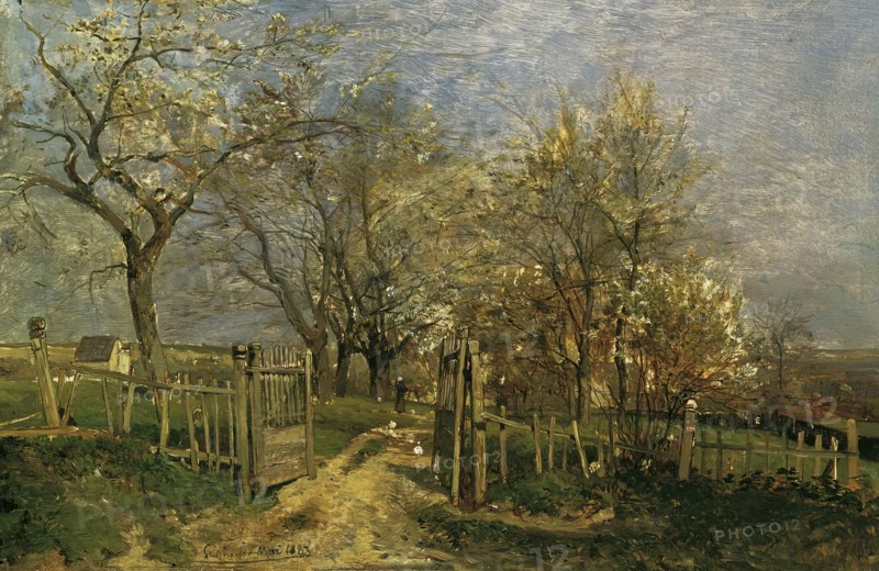 Spring in Hacking, 1883. Creator: Emil Jakob Schindler.