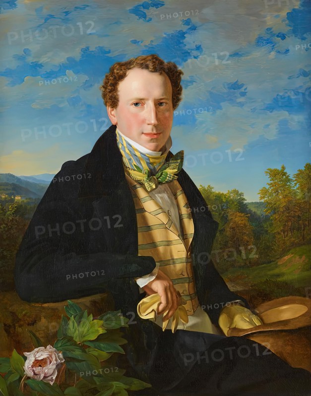 Self-portrait at a young age, 1828. Creator: Ferdinand Georg Waldmuller.