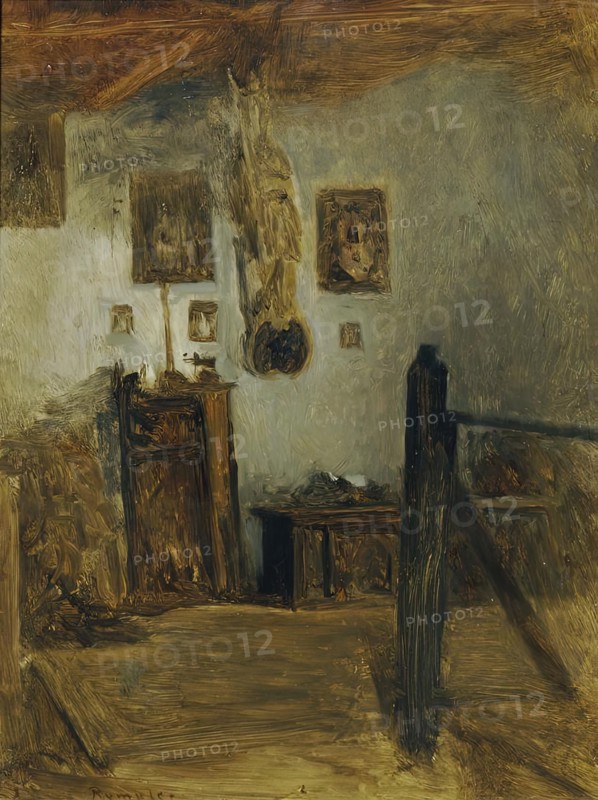 House in the artist’s birthplace, undated. (c1880s). Creator: Franz Rumpler.