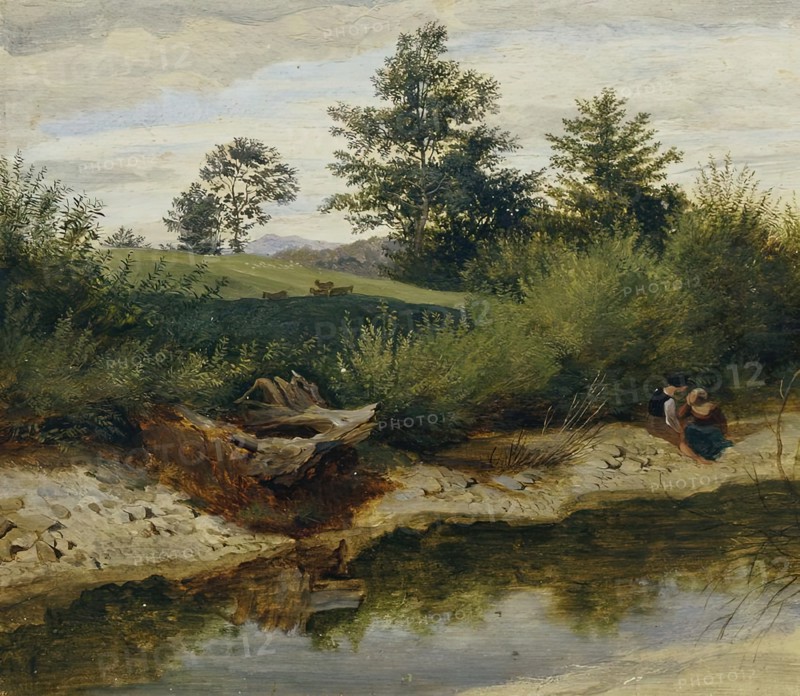 Stream Landscape, 1820. Creator: Friedrich Philipp Reinhold.