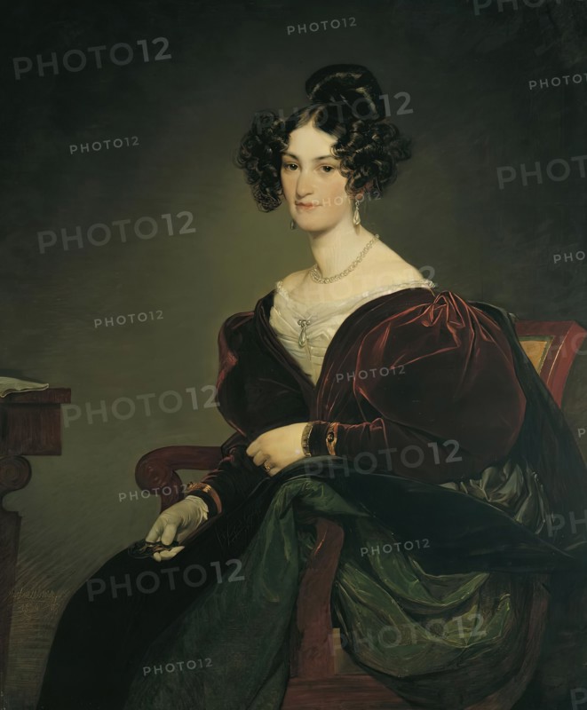 Amalie Klein, 1834. Creator: Friedrich von Amerling.