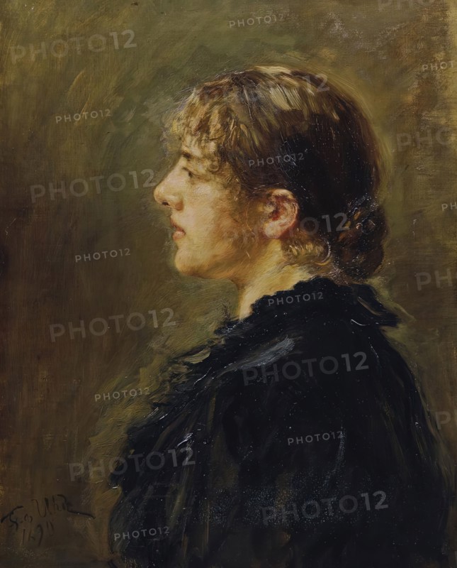 The artist's daughter, 1890. Creator: Fritz Karl Hermann von Uhde.