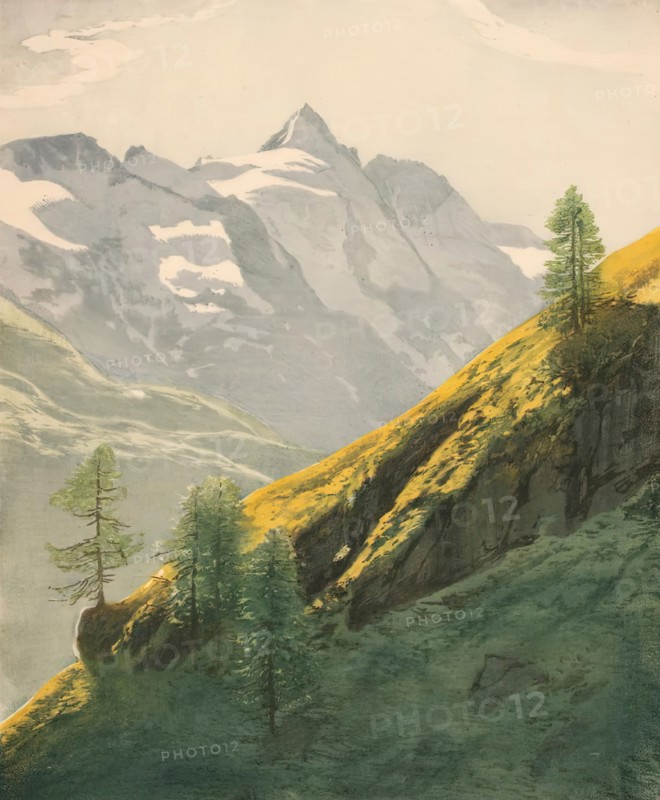 Mountain landscape, 1935. Creator: Hans Frank.