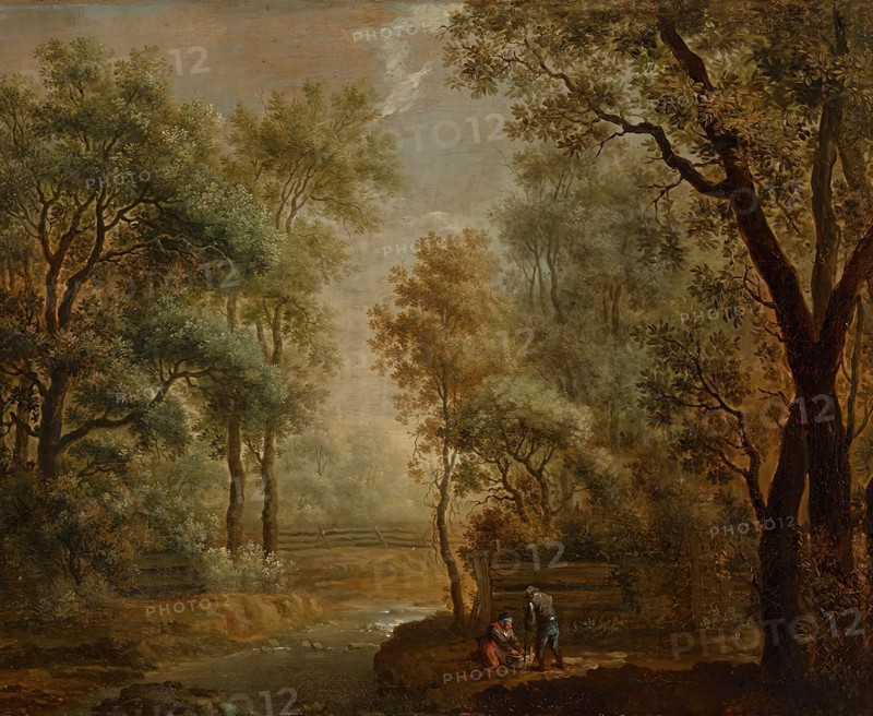 Tree landscape, c1764. Creator: Johann Evangelist Dorfmeister.