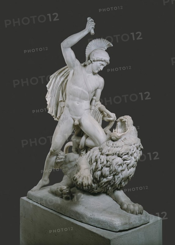 Bellerophon fighting with the Chimeira, 1821. Creator: Johann Nepomuk Schaller.
