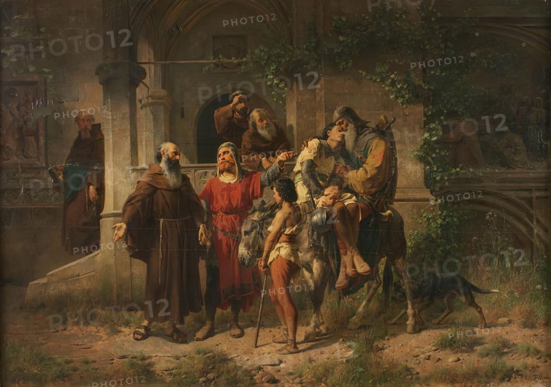Returning crusaders, 1864. Creator: Johann Till.