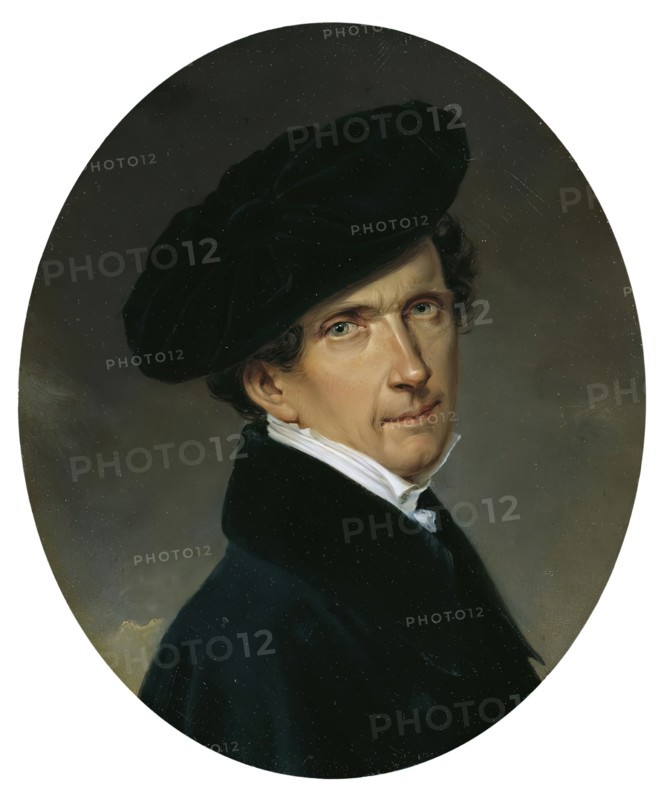 Self-portrait, 1836. Creator: Josef Lambert Denk.