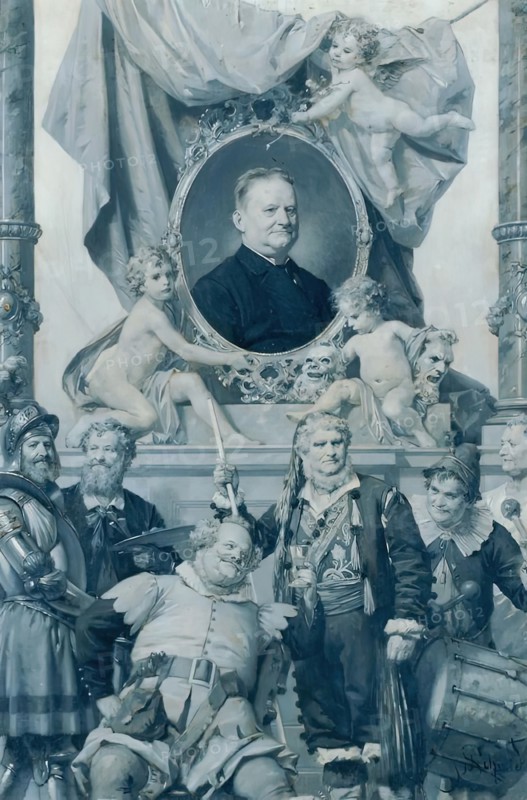 The castle actor Bernhard Baumeister, c1895. Creator: Julius Schmid.