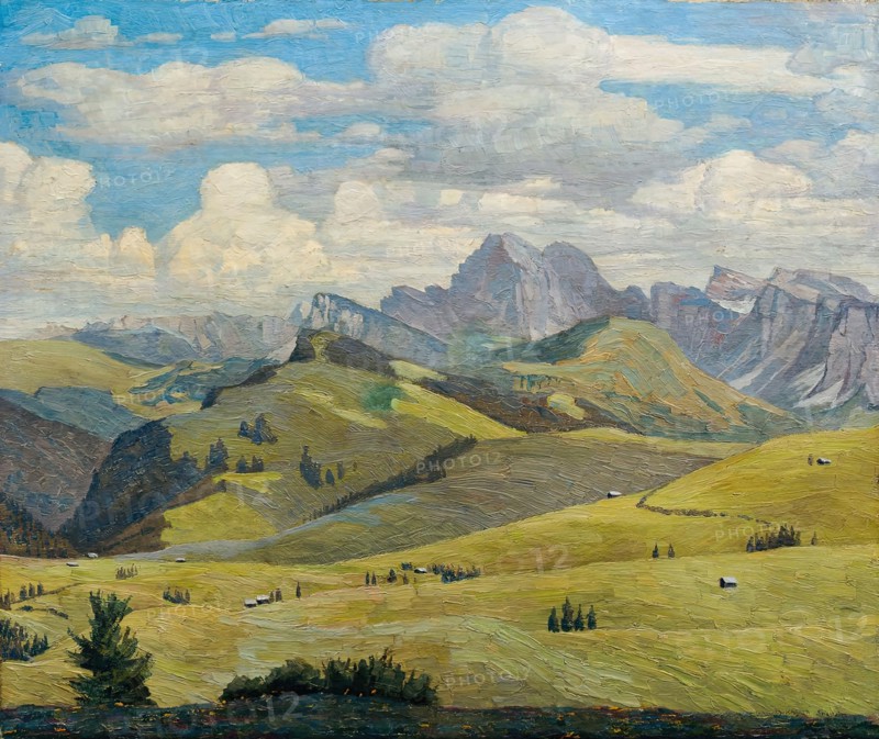 Seiser Alm (South Tyrol), 1914. Creator: Max Kahrer.