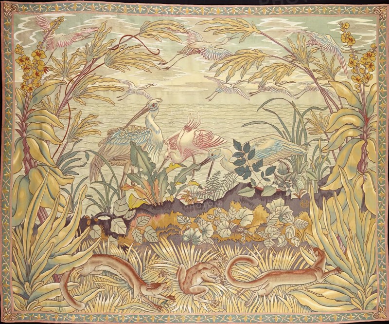 Landscape with herons, 1923. Creator: Robin Christian Andersen.