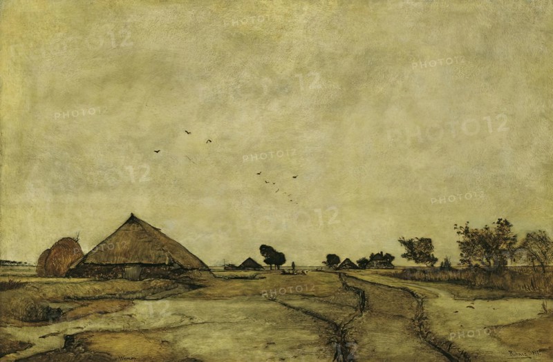 Dutch Landscape, 1877. Creator: Rudolf Ribarz.
