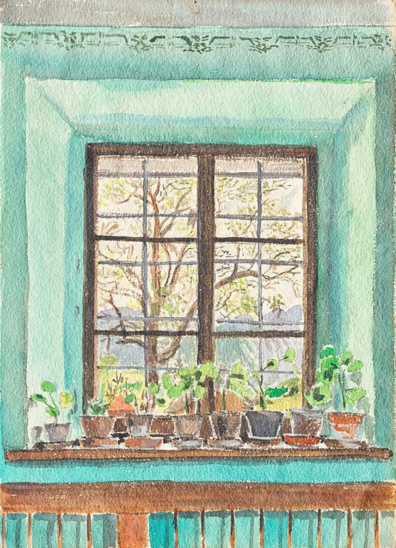 View from a window, c1910. Creator: Unknown.