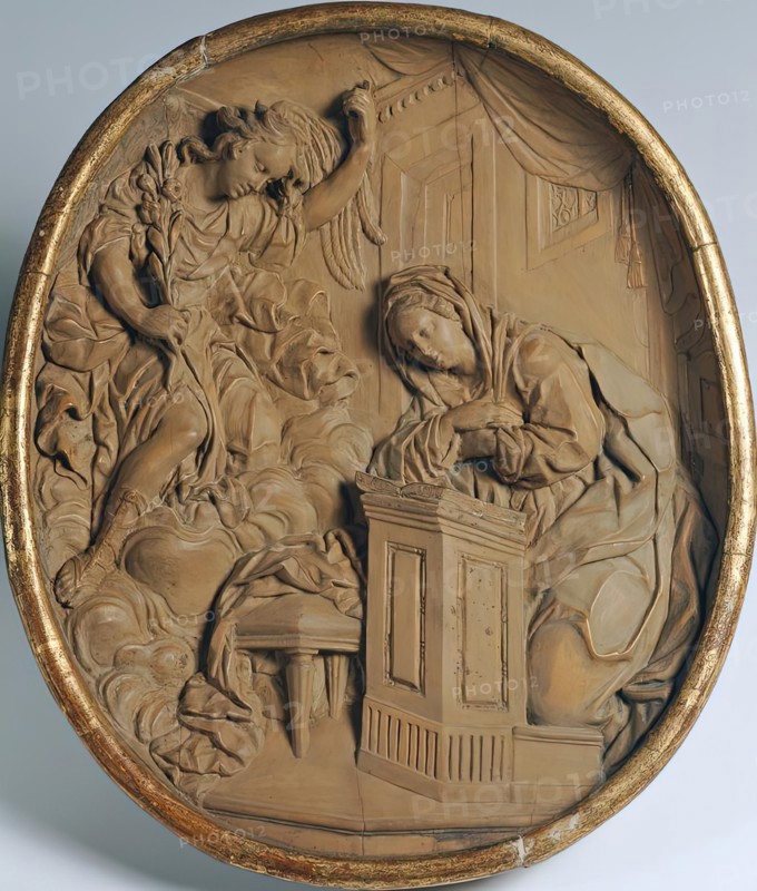 Annunciation to Mary, undated. (c1770s) Creator: Veit Koniger.