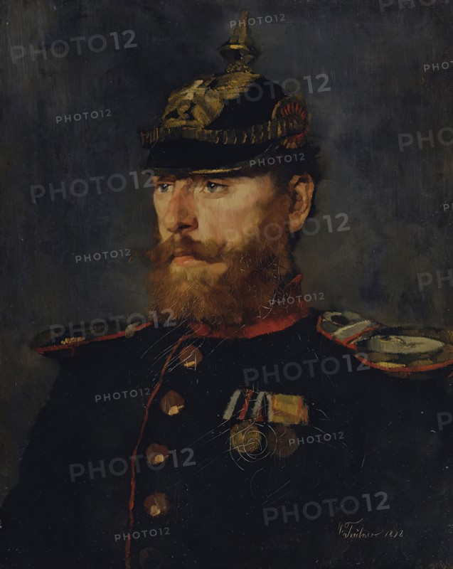 Landwehr officer, 1872. Creator: Wilhelm Trübner.