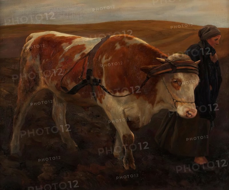 The return home from the field, 1898. Creator: Alfred Schrötter of Kristelli.
