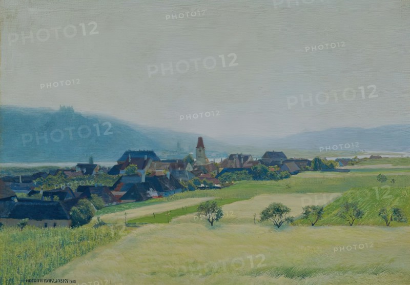 Tomorrow on the Danube, 1908. Creator: Anton Hans Karlinsky.