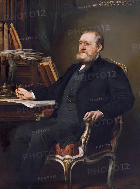 Dr. Karl von Stremayr, President of the Supreme Court, 1882/1883. Creator: August Eisenmenger.