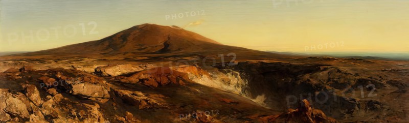 The summit of Etna in 1878, 1878/1879. Creator: Eduard Peithner von Lichtenfels.