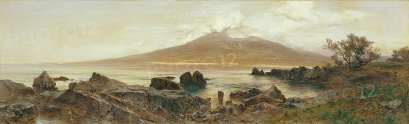 Vesuvius, 1881. Creator: Eduard Peithner von Lichtenfels.