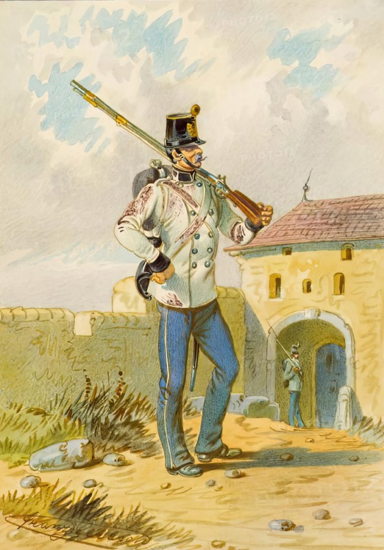 soldier, undated. Creator: Franz Gerasch.