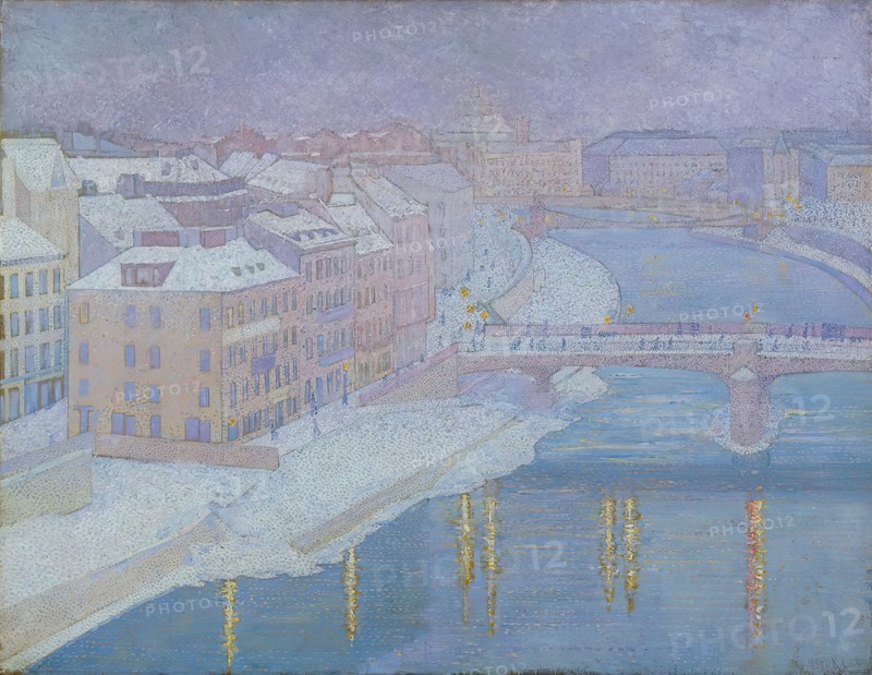 On the Danube lands, 1903. Creator: Franz Jaschke.