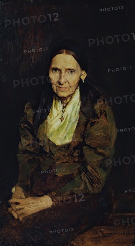 The artist's mother, 1878. Creator: Franz Rumpler.