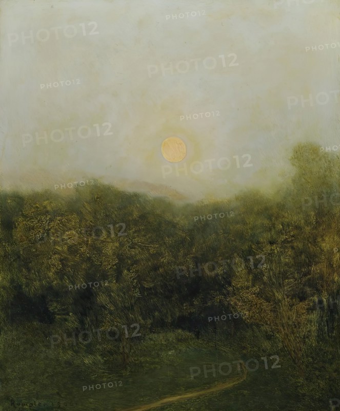Moonrise, 1900. Creator: Franz Rumpler.
