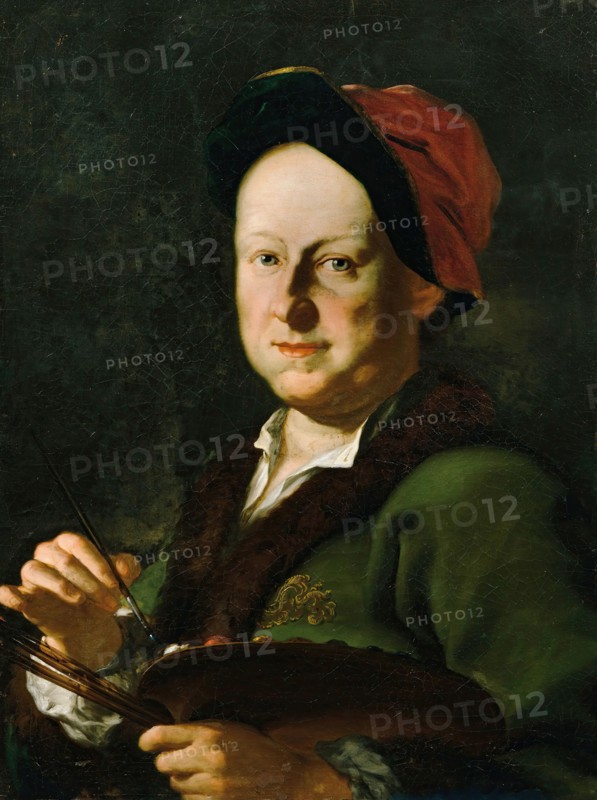 The battle painter August Querfurt, 1752 (?). Creator: Franz Sebald Unterberger.