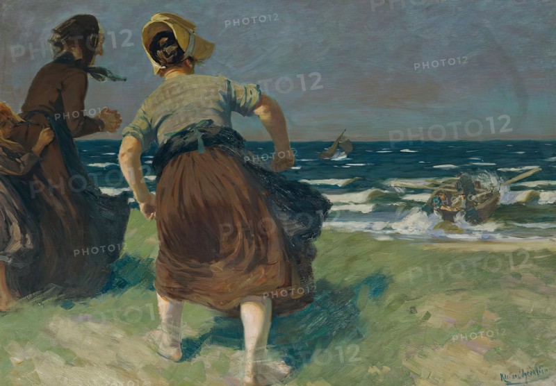 Storm, 1908. Creator: Friedrich Klein-Chevalier.