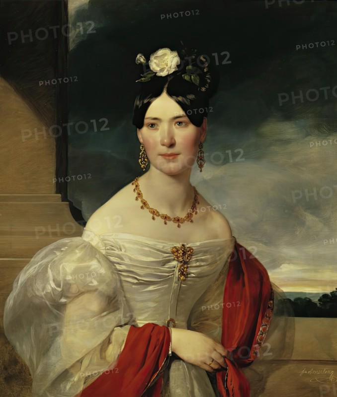 Marie Freiin Vesque von Püttlingen, 1832. Creator: Friedrich von Amerling.