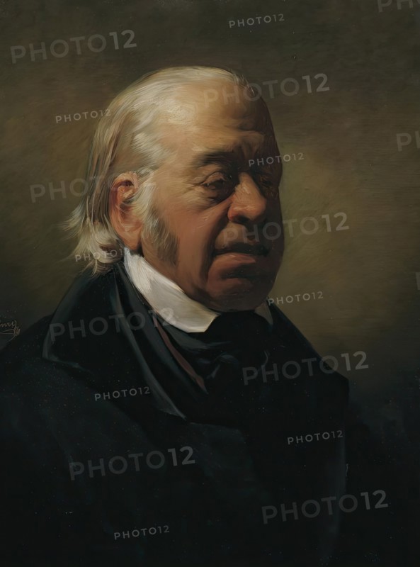 The painter Johann Nepomuk Schödlberger, 1852. Creator: Friedrich von Amerling.