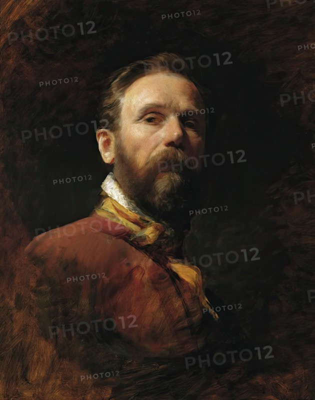 Self-portrait, 1856. Creator: Friedrich von Amerling.