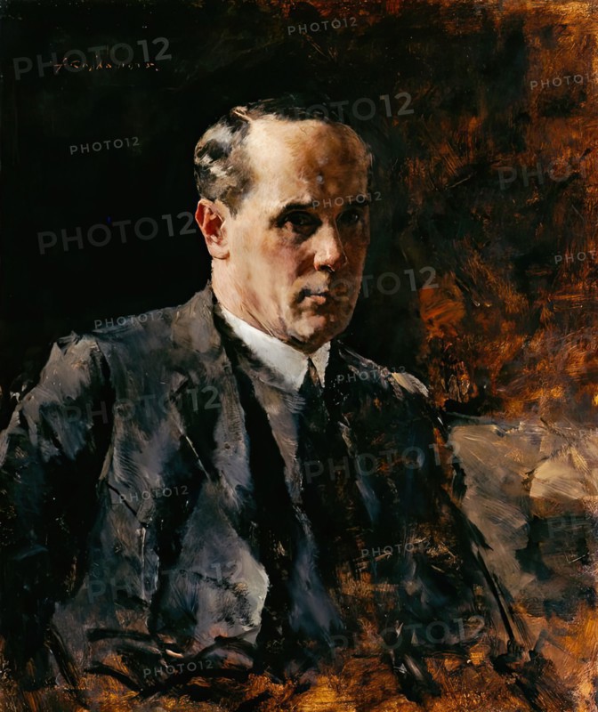 Self-portrait, 1925. Creator: Fritz Rojka.