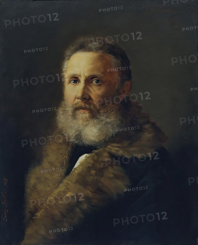 The painter Carl Teibler, the artist's father, 1877. Creator: Georg Teibler.