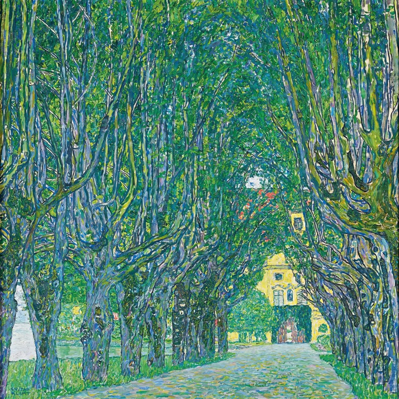 Avenue to Schloss Kammer, 1912. Creator: Gustav Klimt.