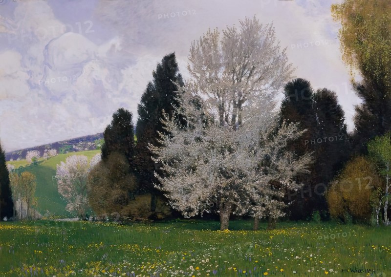 Spring in the Vienna Woods, 1909. Creator: Hans Wilt.