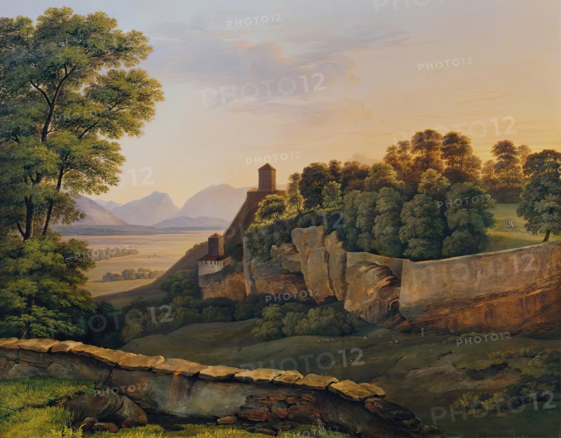 The Mönchsberg near Salzburg, 1819. Creator: Heinrich Reinhold.