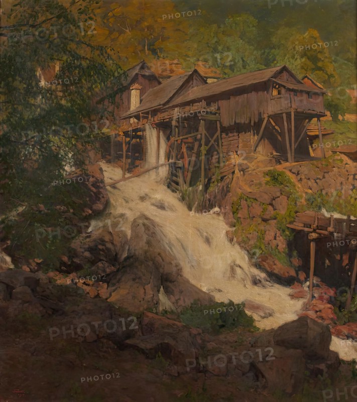 At the Sarmingbach, 1911. Creator: Jindrich Tomec.