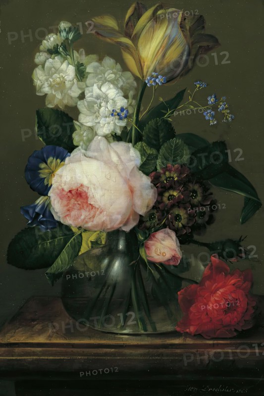Small floral still life, 1805. Creator: Johann Baptist Drechsler.