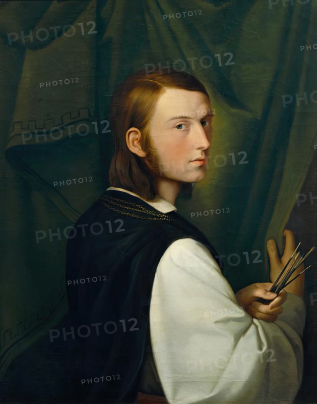 Self-portrait, 1820. Creator: Johann Scheffer von Leonhardshoff.