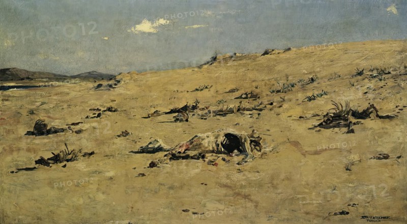Motif from Tangier, 1891-1892. Creator: Johann Victor Kramer.