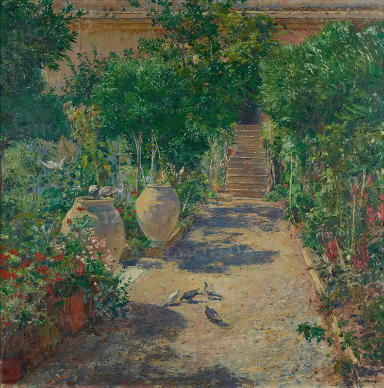 Taormina in the sunshine, 1897. Creator: Johann Victor Kramer.