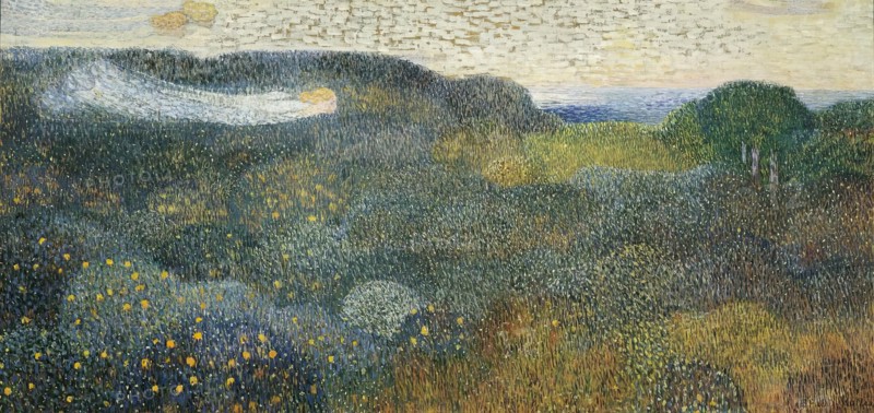 Orange grove on the French Riviera, 1903. Creator: Broncia Koller.