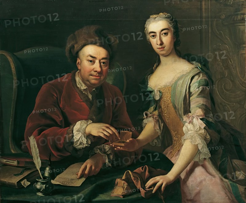Double portrait, 1740. Creator: Martin van Meytens.