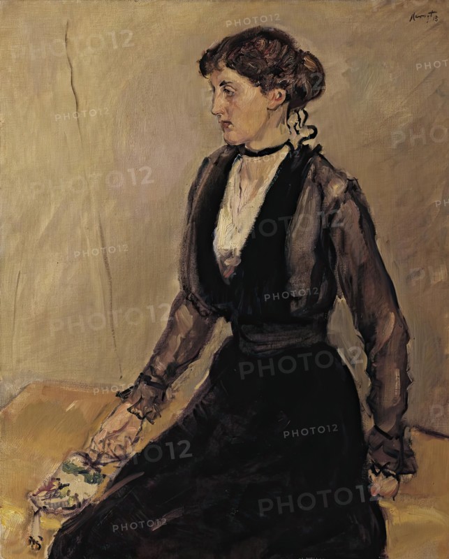 Miss Eva Steinbarth, 1915. Creator: Max Slevogt.