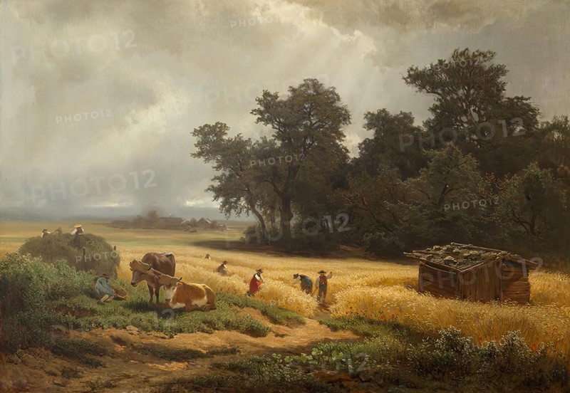 Summer landscape, 1870. Creator: Melchior Fritsch.